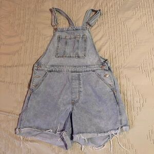 Women’s Jean Short Overalls